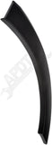 APDTY 159985 Wheel Arch Air Deflector Cover Molding Trim; Rear Of Front Right