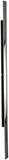APDTY 160065 Rear Left Outer Door Window Belt Dew Wipe Sweep Molding (Chrome)