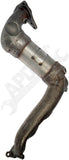 APDTY 160171 Catalytic Converter Integrated Exhaust Manifold  Not CARB Compliant