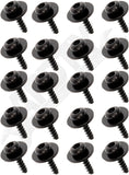 APDTY 160180 Splash Shield Pan Head Screw & Washer SEMS Bolt; T30 Torx; 20 Pack