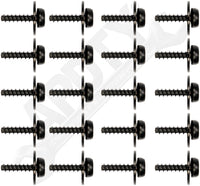 APDTY 160180 Splash Shield Pan Head Screw & Washer SEMS Bolt; T30 Torx; 20 Pack