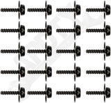 APDTY 160180 Splash Shield Pan Head Screw & Washer SEMS Bolt; T30 Torx; 20 Pack