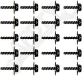 APDTY 160180 Splash Shield Pan Head Screw & Washer SEMS Bolt; T30 Torx; 20 Pack