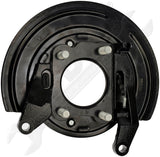 APDTY 160206 Rear Parking Brake Backing Plate Dust Shield - Loaded