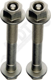 APDTY 160207x2 Front Strut Fork Clevis Bolt (2 Flanged Bolts & 2 Flanged Nut)