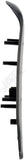 APDTY 160208 Driver Side Seat Track Cover