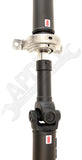 APDTY 160277 Rear Driveshaft Assembly, 4WD, 6-Speed Manual Trans, 163.0 Inch WB