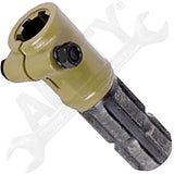 APDTY 160341 PTO Adapter 6 Spline x 6 Spline 34.9mm/1 3/8" 44.4mm/1 3/4" L=173mm
