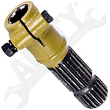 APDTY 160343 PTO Adapter 6 Inner x 20 Outer Spline 1 3/8" x 1 1/2" L=160mm