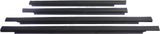 APDTY 160360 Front & Rear Outer Door Window Dew Wipe Belt Weatherstrip Kit