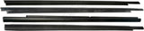 APDTY 160393 Door To Window Glass Rubber Weatherstrip Dew Wipe Seal (Set Of 4)