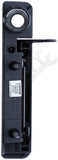 APDTY 160402 Exterior Door Handle - Front Left, Textured Black