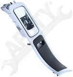 APDTY 160437 	Front Left Interior Door Handle - Gray Housing w/Chrome Lever