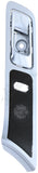 APDTY 160437 	Front Left Interior Door Handle - Gray Housing w/Chrome Lever
