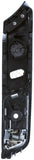 APDTY 160437 	Front Left Interior Door Handle - Gray Housing w/Chrome Lever