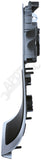 APDTY 160437 	Front Left Interior Door Handle - Gray Housing w/Chrome Lever
