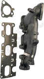 APDTY 160648 Right Side Engine Exhaust Manifold Kit - Models with Turbo