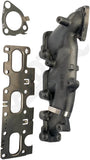 APDTY 160648 Right Side Engine Exhaust Manifold Kit - Models with Turbo