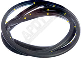 APDTY 160754 Rubber Weatehrstrip Door Seal, Mounts To Body, Front Left