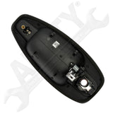 APDTY 161024 Exterior Door Handle; Black & Chrome; Front Right