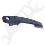 APDTY 161215 Exterior Door Handle w/ Keyhole Front Left (Driver-Side, Black)