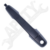 APDTY 161215 Exterior Door Handle w/ Keyhole Front Left (Driver-Side, Black)