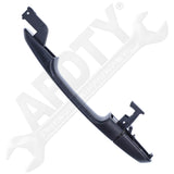 APDTY 161215 Exterior Door Handle w/ Keyhole Front Left (Driver-Side, Black)