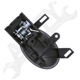 APDTY 161224 Interior Door Handle Chrome Handle Black Trim; Left Front or Rear