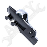 APDTY 161224 Interior Door Handle Chrome Handle Black Trim; Left Front or Rear