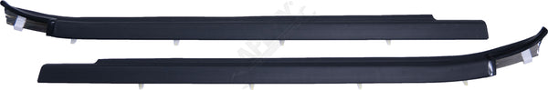 APDTY 161353 Rear Outer Belt Weatherstrip Window Dew Wipe Seal Kit (Double Cab)