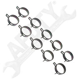 APDTY 161379 Spring Type Hose Clamps Pack of 10