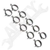 APDTY 161379 Spring Type Hose Clamps Pack of 10