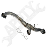 APDTY 161425 Engine Exhaust Crossover Pipe