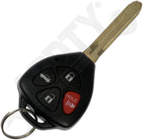 APDTY 161589 Keyless Entry Remote 4 Button - Blade Stamp G