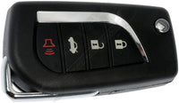 APDTY 161789 Upgraded Keyless Entry Remote 4 Button - Blade Stamp Dot