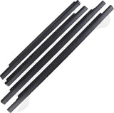 APDTY 161810 Rear Outer Door Window Dew Wipe Belt Weatherstrip Kit