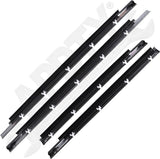 APDTY 161810 Rear Outer Door Window Dew Wipe Belt Weatherstrip Kit