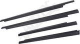 APDTY 161810 Rear Outer Door Window Dew Wipe Belt Weatherstrip Kit