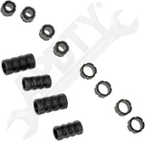 APDTY 161827 Rear Brake Caliper Slide Pin Bushings (12-Piece Bushing Set)