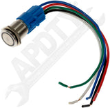 APDTY 161968 Red Momentary Switch