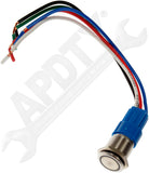 APDTY 161969 Amber Momentary Switch