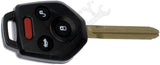 APDTY 162027 Keyless Entry Remote 4 Button - Blade Stamp G