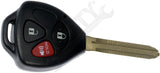 APDTY 162030 Keyless Entry Remote 3 Button - Blade Stamp G