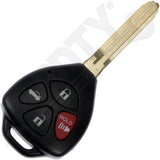 APDTY 162031 Keyless Entry Remote 4 Button - Blade Stamp Dot