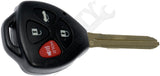 APDTY 162032 Keyless Entry Remote 4 Button - Blade Stamp G