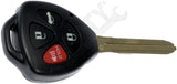 APDTY 162032 Keyless Entry Remote 4 Button - Blade Stamp G