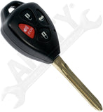 APDTY 162032 Keyless Entry Remote 4 Button - Blade Stamp G