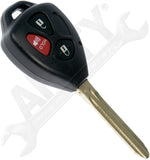 APDTY 162036 Keyless Entry Remote 3 Button - Blade Stamp Dot