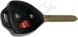 APDTY 162037 Keyless Entry Remote 3 Button - Blade Stamp G