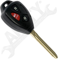 APDTY 162037 Keyless Entry Remote 3 Button - Blade Stamp G